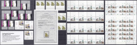 Lots und Sammlungen
Deutschland (alphabetisch)
Bundesrepublik 1992/2002 **: Einsteckalbum mit besseren Ausgaben wie Egid Quirin Asam ungezähnt (10x)...