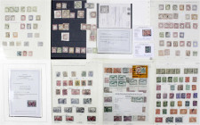 Lots und Sammlungen
Deutschland (alphabetisch)
Deutsches Reich 1872-1923 gest.: Interessante Spezial-Sammlung im Ringbinder, fast durchweg geprüft b...