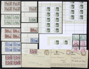 Lots und Sammlungen
Deutschland (alphabetisch)
Deutschland */**/gest./Briefe: Interessantes Einsteckalbum mit einigen guten Ausgaben wie z. B. Saarl...