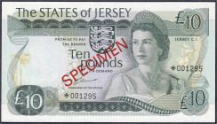Ausland
Jersey
10 Pounds Specimen o.D. (1976-88). I- Pick 13s.