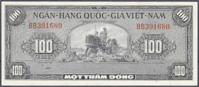 Ausland
Vietnam-Süd
100 Dong o.D. (1955). I- Pick 8a.