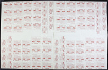 Deutsches Notgeld und KGL
Heidelberg (Baden)
Städt. Gas-, Wasser- und Elektr.-Werke, 2 Druckbögen 30.11.1923 mit je 8 Scheinen zu 1 und 2 cbm Gas un...