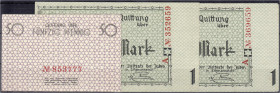 Deutsches Notgeld und KGL
Litzmannstadt (Polen)
Ghetto, der älteste der Juden, 3 Scheine: Quittung über 50 Pfg. und 2 X 1 Mark 15.5.1940. I bis II+,...