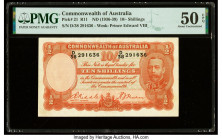 Australia Commonwealth Bank of Australia 10 Shillings ND (1936-39) Pick 21 R11 PMG About Uncirculated 50 EPQ. 

HID09801242017

© 2022 Heritage Auctio...