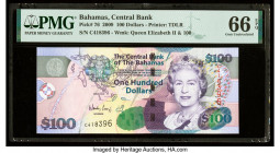 Bahamas Central Bank 100 Dollars 2009 Pick 76 PMG Gem Uncirculated 66 EPQ. 

HID09801242017

© 2022 Heritage Auctions | All Rights Reserved