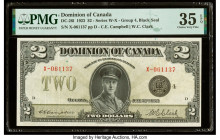 Canada Dominion of Canada $2 23.6.1923 DC-26l PMG Choice Very Fine 35 EPQ. 

HID09801242017

© 2022 Heritage Auctions | All Rights Reserved