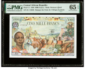 Central African Republic Banque des Etats de l'Afrique Centrale 5000 Francs 1.1.1980 Pick 11 PMG Gem Uncirculated 65 EPQ. 

HID09801242017

© 2022 Her...
