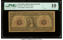 Costa Rica Banco Internacional de Costa Rica 2 Colones 14.9.1935 Pick 167 PMG Very Good 10. 

HID09801242017

© 2022 Heritage Auctions | All Rights Re...