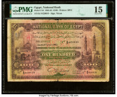 Egypt National Bank of Egypt 100 Pounds 6.7.1942 Pick 17d PMG Choice Fine 15. A tape repair is noted on this example.

HID09801242017

© 2022 Heritage...