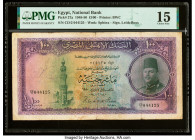 Egypt National Bank of Egypt 100 Pounds 1948-50 Pick 27a PMG Choice Fine 15. Annotations are noted on this example.

HID09801242017

© 2022 Heritage A...