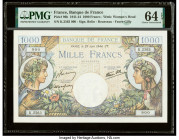 France Banque de France 1000 Francs 29.6.1944 Pick 96b PMG Choice Uncirculated 64 EPQ. 

HID09801242017

© 2022 Heritage Auctions | All Rights Reserve...