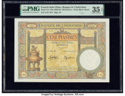French Indochina Banque de l'Indo-Chine 100 Piastres ND (1936-39) Pick 51d PMG Choice Very Fine 35 EPQ. 

HID09801242017

© 2022 Heritage Auctions | A...