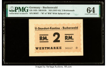 Germany Buchenwald 2 Reichsmark ND (1937-45) GE-142b PMG Choice Uncirculated 64. 

HID09801242017

© 2022 Heritage Auctions | All Rights Reserved