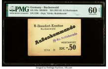 Germany Buchenwald 0.5 Reichsmark ND (19-45) GE-145a PMG Uncirculated 60 Net. Toning and tear noted on this example.

HID09801242017

© 2022 Heritage ...