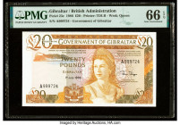 Gibraltar Government of Gibraltar 20 Pounds 1.7.1986 Pick 23c PMG Gem Uncirculated 66 EPQ. 

HID09801242017

© 2022 Heritage Auctions | All Rights Res...