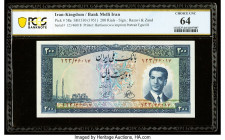 Iran Bank Melli 200 Rials ND (1951) / SH1330 Pick 58a PCGS Banknote Choice Unc 64. Overprint oxidized.

HID09801242017

© 2022 Heritage Auctions | All...