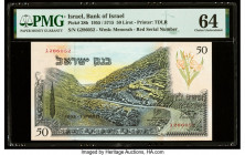 Israel Bank of Israel 50 Lirot 1955 / 5715 Pick 28b PMG Choice Uncirculated 64. 

HID09801242017

© 2022 Heritage Auctions | All Rights Reserved