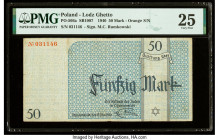 Poland Lodz Ghetto 50 Mark 15.5.1940 PO-566a PMG Very Fine 25. 

HID09801242017

© 2022 Heritage Auctions | All Rights Reserved