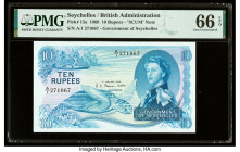 Seychelles Government of Seychelles 10 Rupees 1.1.1968 Pick 15a PMG Gem Uncirculated 66 EPQ. 

HID09801242017

© 2022 Heritage Auctions | All Rights R...
