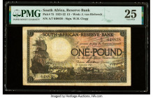 South Africa South African Reserve Bank 1 Pound 24.9.1921 Pick 75 PMG Very Fine 25. 

HID09801242017

© 2022 Heritage Auctions | All Rights Reserved