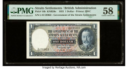 Straits Settlements Government of the Straits Settlements 1 Dollar 1.1.1935 Pick 16b KNB20e PMG Choice About Unc 58. 

HID09801242017

© 2022 Heritage...