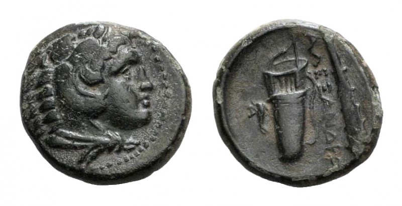 Kings of Macedon, Alexander III ‘the Great' (336-323). Æ (18mm, 5.40g, 12h). Unc...