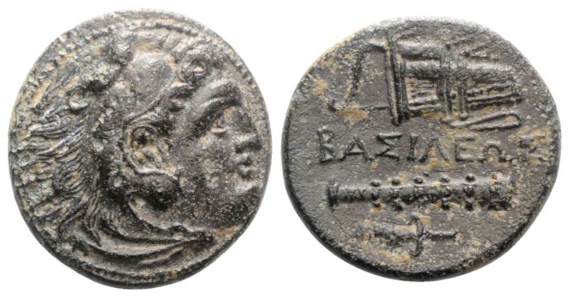 Kings of Macedon, Alexander III ‘the Great’ (336-323 BC). Æ (19mm, 5.54g, 3h). U...