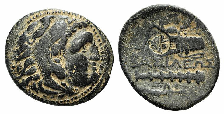 Kings of Macedon, Alexander III ‘the Great’ (336-323 BC). Æ (21mm, 5.34g, 3h). U...