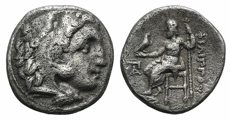 Kings of Macedon, Philip III Arrhidaios (323-317). AR Drachm (16mm, 3.89g, 11h)....