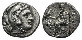 Kings of Macedon, Antigonos I Monophthalmos (Strategos of Asia, 320-306/5 BC, or king, 306/5-301 BC). AR Drachm (16mm, 4.20g, 1h). In the name and typ...