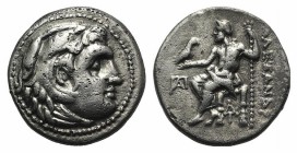 Kings of Macedon, Antigonos I Monophthalmos (Strategos of Asia, 320-306/5 BC, or king, 306/5-301 BC). AR Drachm (17mm, 4.16g, 11h). In the name and ty...