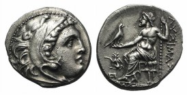 Kings of Macedon, Antigonos I Monophthalmos (Strategos of Asia, 320-306/5 BC, or king, 306/5-301 BC). AR Drachm (17mm, 4.11g, 1h). In the name and typ...