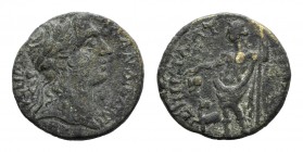 Lydia, Silandus. Pseudo-autonomous issue, time of Marcus Aurelius (161-180). Æ (23mm, 7.22g, 6h). Sta. Attalianos, first archon. Laureate head of Demo...