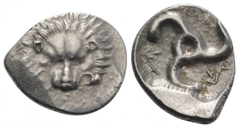 Dynasts of Lycia, Perikles (c. 380-360 BC). AR Tetrobol (17mm, 2.80g). Facing li...