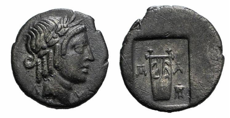 Lycian League, c. 27-20 BC. AR Hemidrachm (13mm, 1.63g, 12h). Masikytes mint. La...