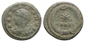 Commemorative Series, 330-354. Æ (13mm, 0.96g, 6h). Constantinople, AD 330. Diademed and draped bust of Genius l., cornucopia over shoulder. R/ Star a...