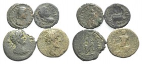 Lot of 4 Roman Provincial Æ coins, to be catalog. Lot sold as is, no return