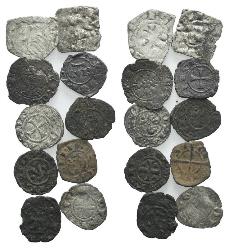 Italy, lot of 10 BI-AR coins, including Napoli (Denaro Regale), to be catalog. L...