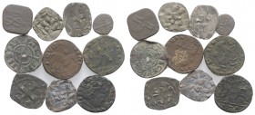 Italy, lot of 10 BI and Æ coins, to be catalog. Lot sold as it, no returns