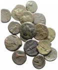 Lot of 16 Greek AE coins, to be catalog. Lot sold as is, no return