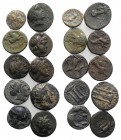 Lot of 10 Greek AE coins, to be catalog. Lot sold as is, no return