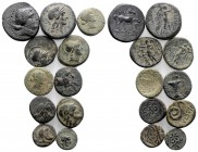 Lot of 11 Greek AE coins, to be catalog. Lot sold as is, no return