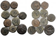 Lot of 10 Greek AE coins, to be catalog. Lot sold as is, no return