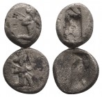 Lot of 2 Greek Ar coins, to be catalog. Lot sold as is, no return