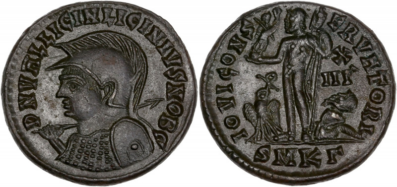 Licinus II (317-324 apr J.-C.) - Ae - Nummus - Rome.
A/ D N VAL LICIN LICINIVS N...