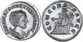 BECKER Counterfeits - Furia Sabina Tranquillina (241-244 apr. J.C.) - Étain - Antoninien.
A/ SABINIA TRANQVILLINA AVG,
tête de Furia Sabina Tranquilli...