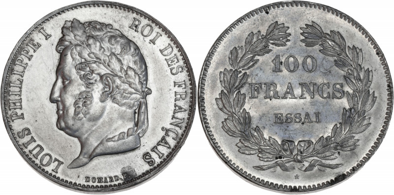 Louis Philippe I (1830 - 1848) - Étain - Essai de 100 Francs Domard
SD (1831) - ...