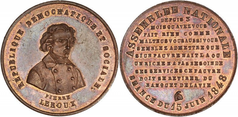 Deuxième République (1848-1852) - Intervention de Pierre Leroux à l'Assemblée. 
...