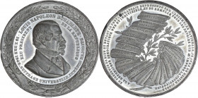 Deuxième République (1848-1852) - Médaille Élection du président Louis Napoléon Bonaparte
A/ LOUIS NAPOLÉON BONAPARTE / ÉLU PRÉSIDENT DE LA REPUBLIQUE...