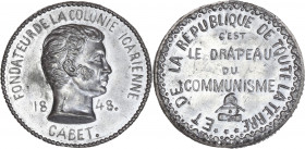 Deuxième République (1848-1852) - Étienne Cabet fondateur de la Icarie 
A/ FONDATEUR DE LA COLONIE ICARIENNE, 
Étienne Cabet à droite; 1848, sous son ...